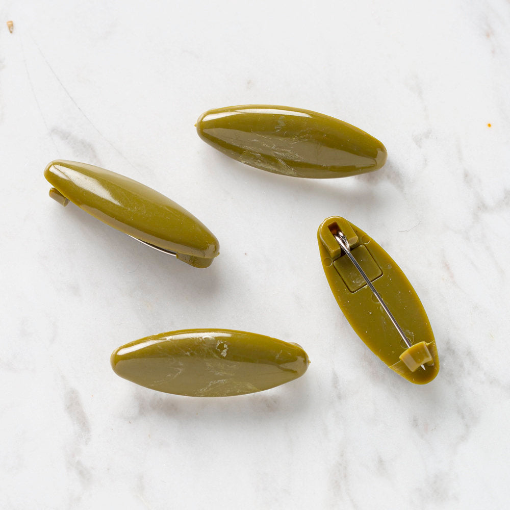 Loren 4'lü Yeşil Eşarp İğnesi